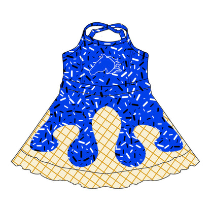 ( Moq 5 each style ) Baby Boy Girl  Team Sibling Horse Blue Drips Dress Shirt Shorts Pants 7.5