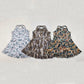 Baby Girl Straps Camo Yoga Activity Wear Sibling Ruffle Knee Length Dress RTS