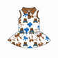 ( Moq 5 each style ) Baby Girl Team Bows Sibling Dress Set 5.26