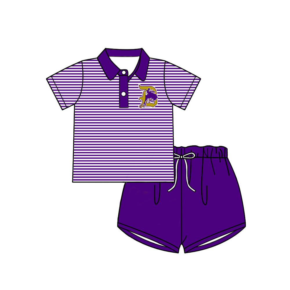 ( Moq 5 each style ) Baby Boy Girl Toddler Team Bows Cowboys Sibling Dress Set