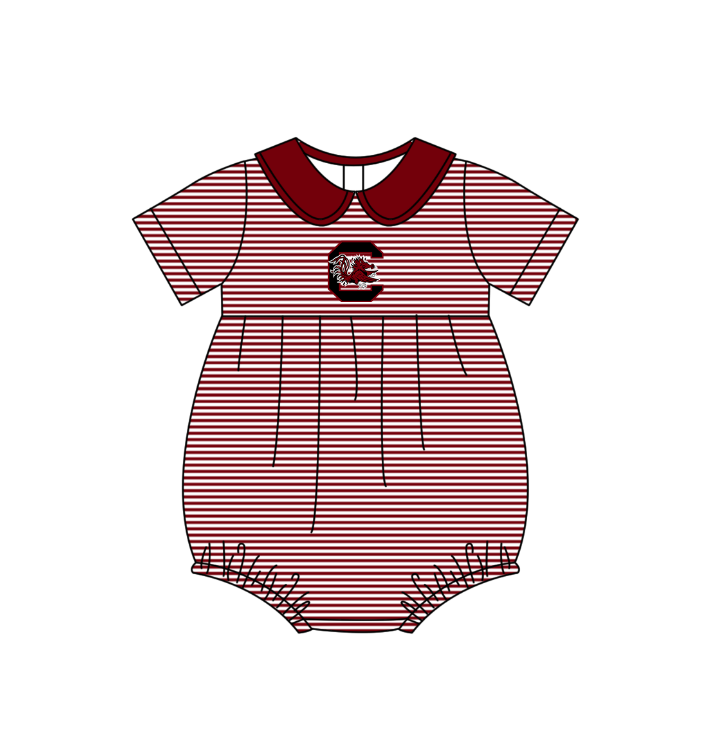 ( Moq 5 Each Style ) Baby Boys Girls Kids Chicken Stripes Team Sibling Rompers Sets