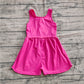 Baby Girl Sleeveless Hot Pink Yoga Active Jumpsuit RTS