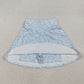Adult Women Light Grey Camo Skorts Summer Yoga Acitve Bottom RTS