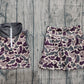 ( No moq ) Preorder Baby Girls Kids Sleeveless Zipper Camo Tops Skirt Shorts Yoga Set Clothes