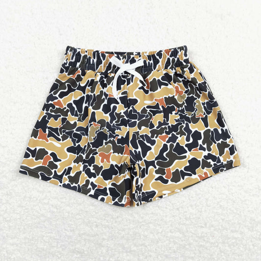 S0235 Baby Boy Camo Swim Trunks Shorts