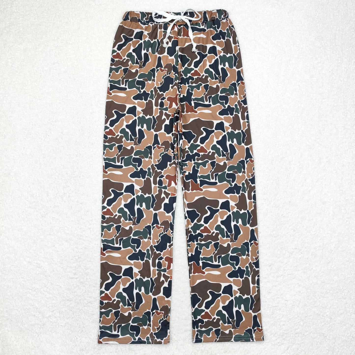 Adult Man Camo Brown Fall Bottom Pants Pajamas