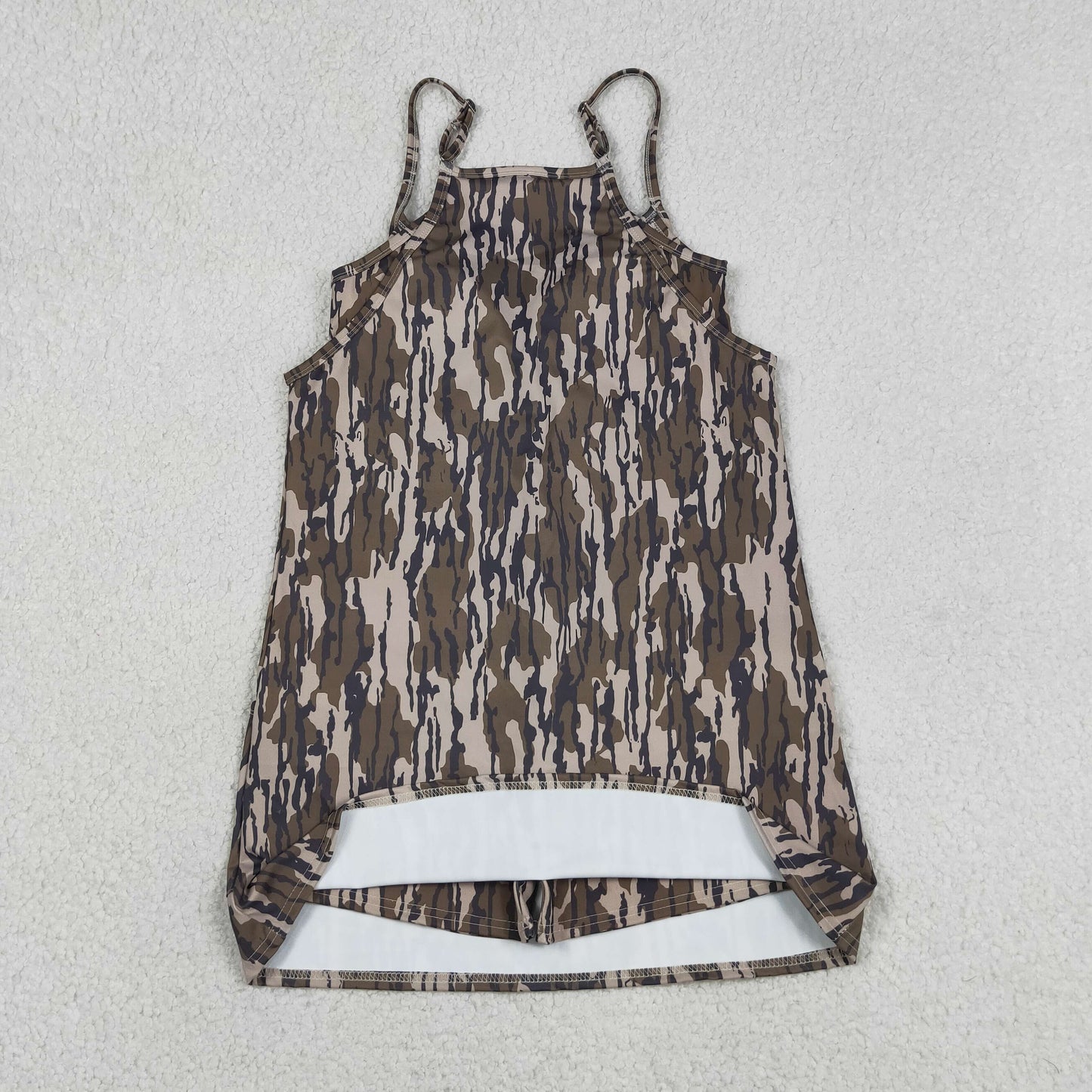 Adult Women Straps Pockets Camo Southern Dress Yoga Active Woman Clothes RTS