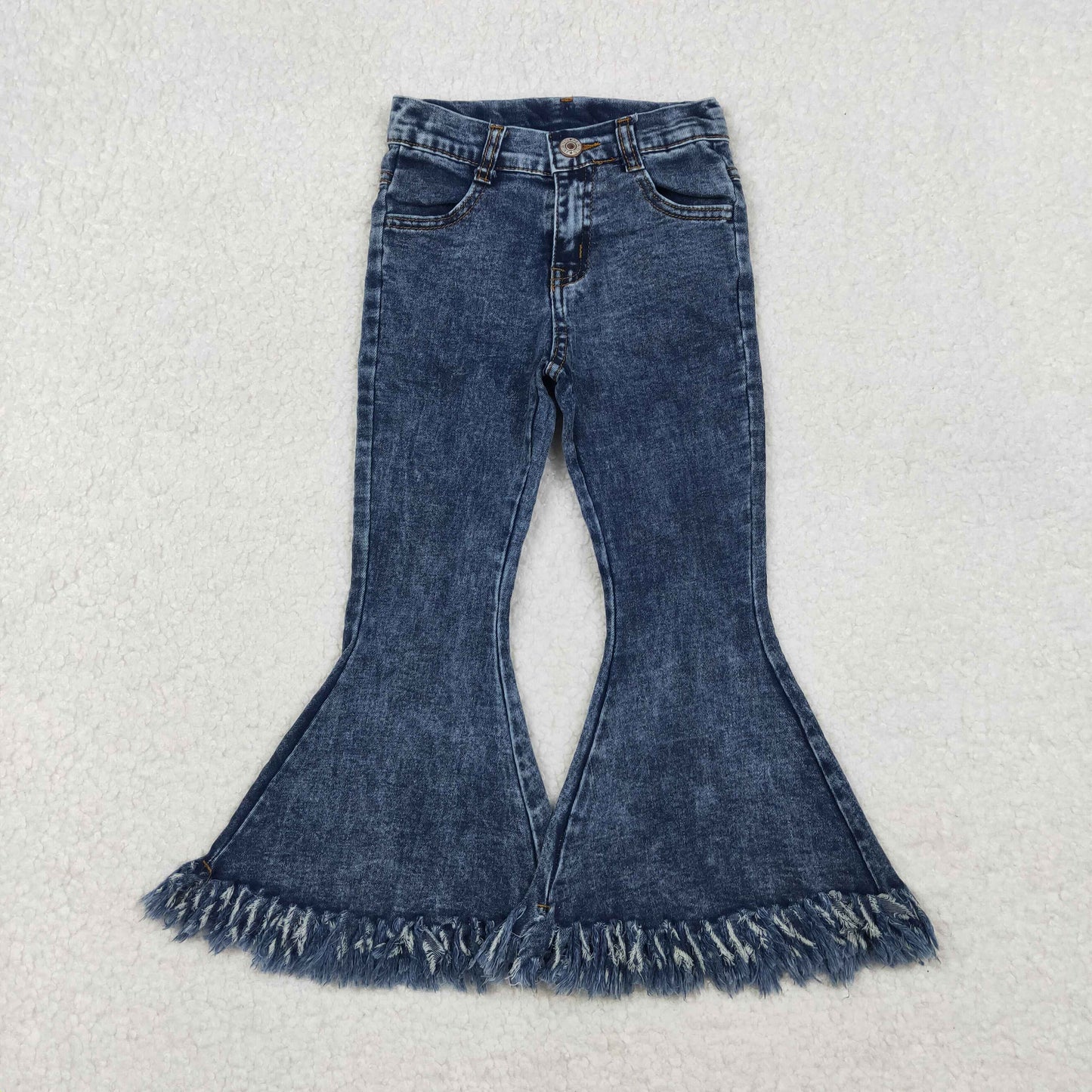 RTS Baby Girl Blue Denim Bell Bottom Pants Jeans