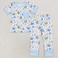 Baby Boys Cup Cake Pockets Tops Pants Pajamas Set