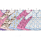 ( Moq 5 Each Style ) Sibling Baby Girls Kids Long Sleeves Flower Bows Dresses Clothes