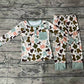 Baby Boy Toddler Kids Camo Dog Ducks Tee Shirt Pants Pajamas Bamboo Set