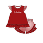 Baby Boy Summer Sibling Red Romper Set ( Moq 5 Each Style ) 7.8
