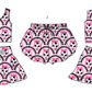 ( Moq 5 Each Style ) Baby Girls Kids Soccer Bows Sibling Shorts Sets Pink Clothes