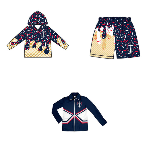 ( Moq 5 each style ) Baby Boy Team Sibling Cross Drip Shorts Shirt 7.23