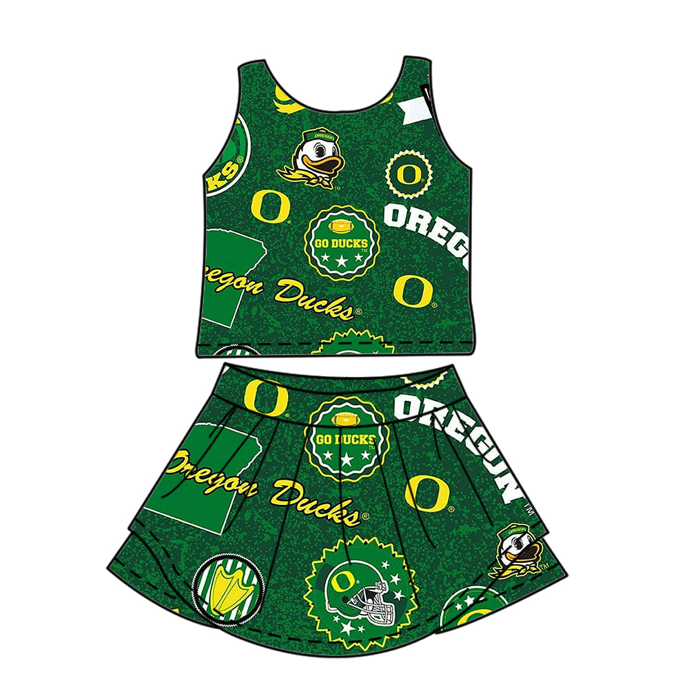 ( Moq 5 each style ) Baby Girl Toddler Ducks Team Sibling Dress Set