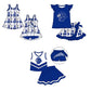 ( Moq 5 each style ) Baby Girl Summer Team Cheer Sibling Lion Bows Dress Set 7.19