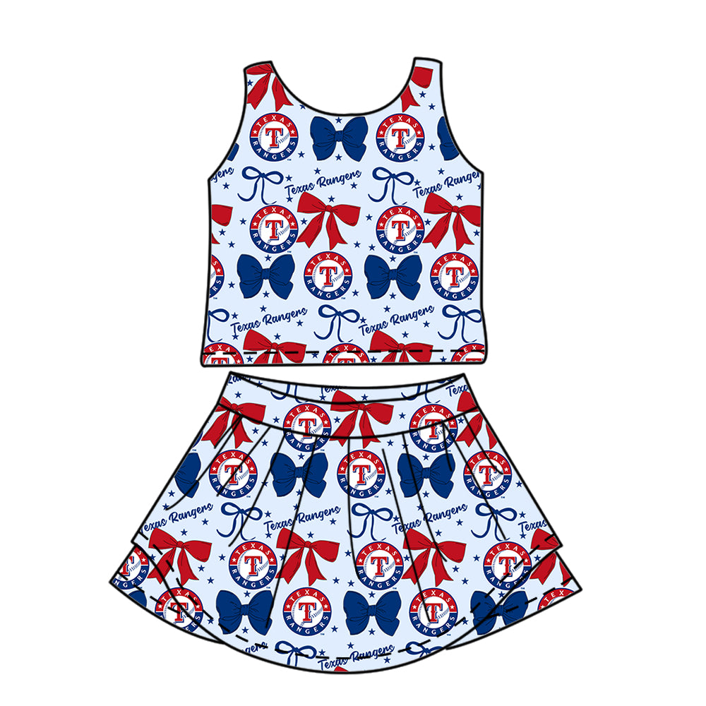 ( Moq 5 each style ) Baby Boy Girl Toddler T Team Bows ‌Sibling Dress Set 6.17