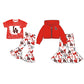 ( Moq 5 each style ) Baby Girl Team Sibling LA Bows Dress Set 7.26