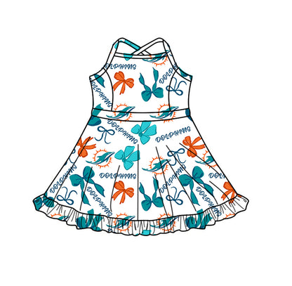 ( Moq 5 Each Style ) Baby Girls Toddler Green Bows Team Sibling Shorts Dresses Set Summer Clothing