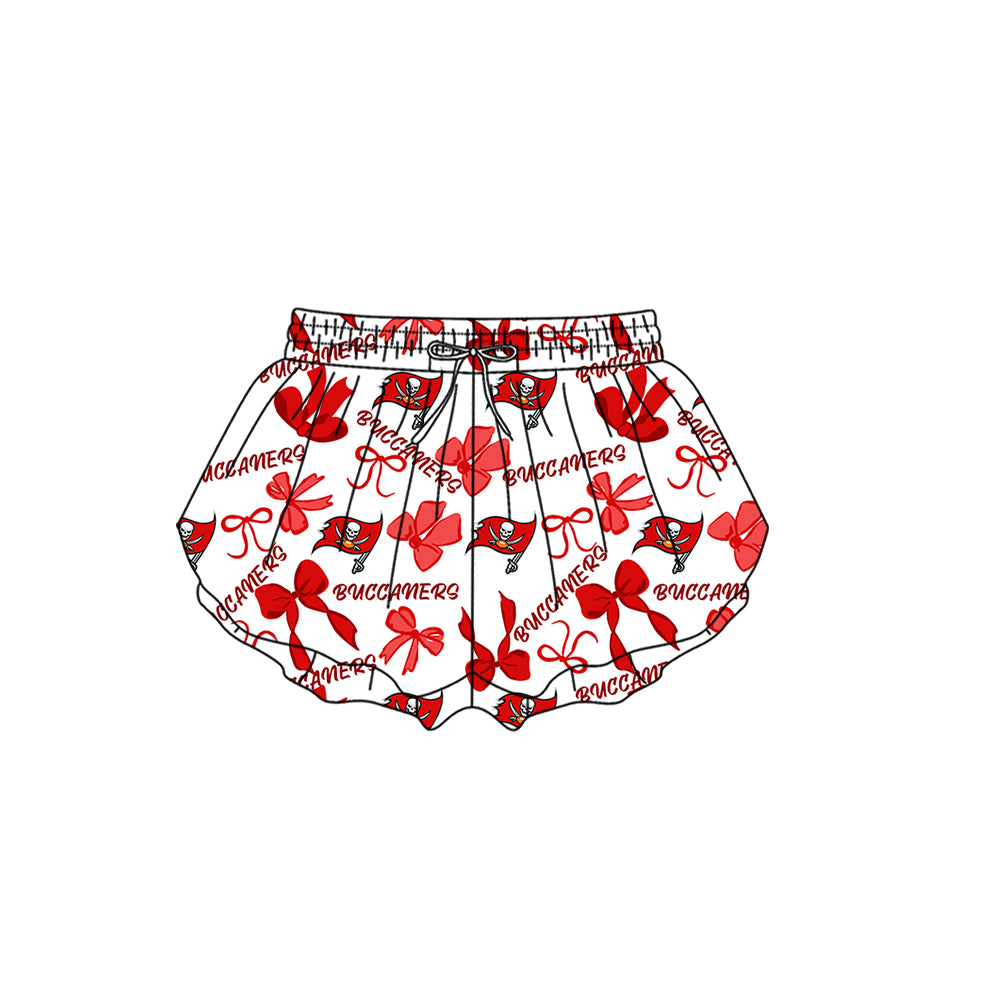 ( Moq 5 Each Style ) Baby Girls Toddler Flags Bows Team Sibling Shorts Dresses Set Summer Clothes