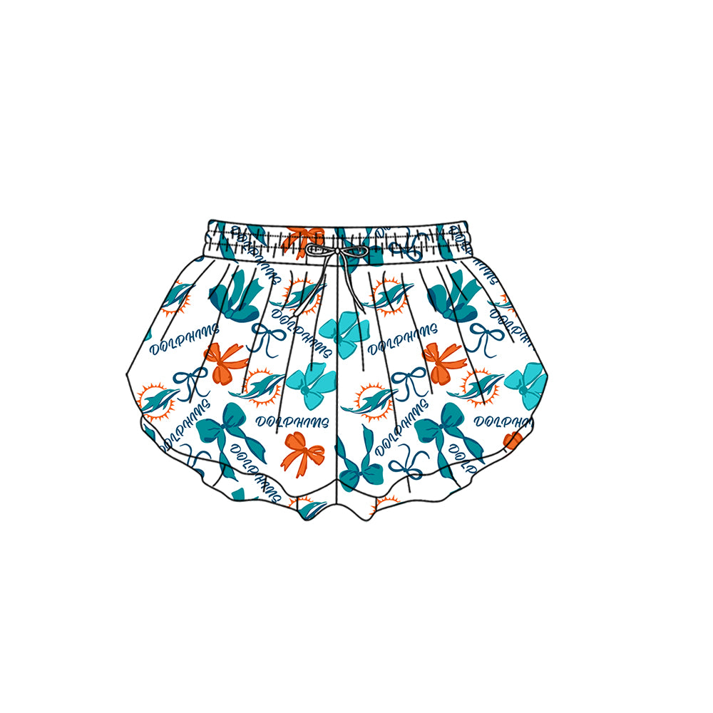 ( Moq 5 Each Style ) Baby Girls Toddler Green Bows Team Sibling Shorts Dresses Set Summer Clothing