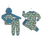 ( Moq 5 Each Style ) Sibling Baby Boys Kids Long Sleeves Ducks Shirts Pants Sets Clothes
