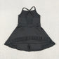 Baby Girl Black Sleeveless Yoga Active Knee Length Dress RTS
