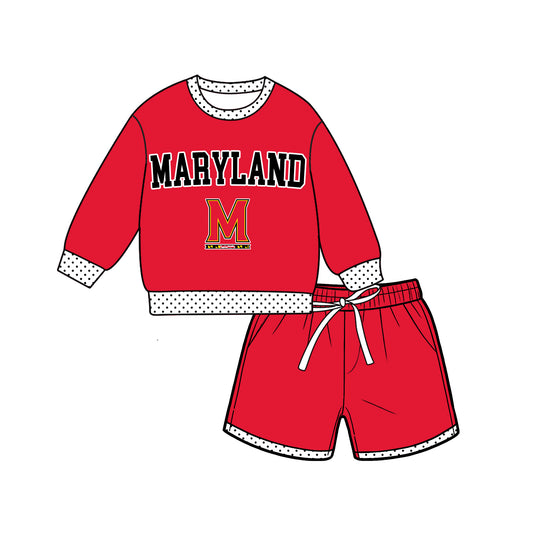 ( Moq 5 ) Baby Girls Kids Long Sleeves Shirt Shorts Team Set Clothes