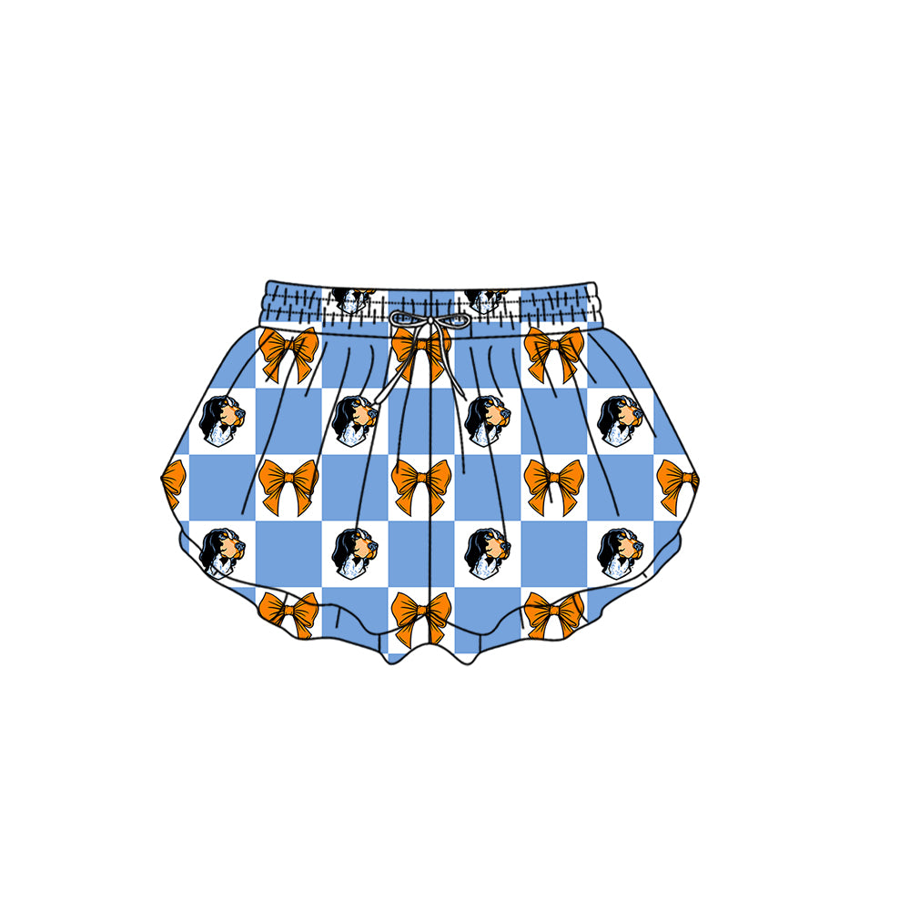( Moq 5 Each Style ) Baby Boys Girls Toddler Dogs Bows Team Sibling Shorts Dress Shirt Set Clothes