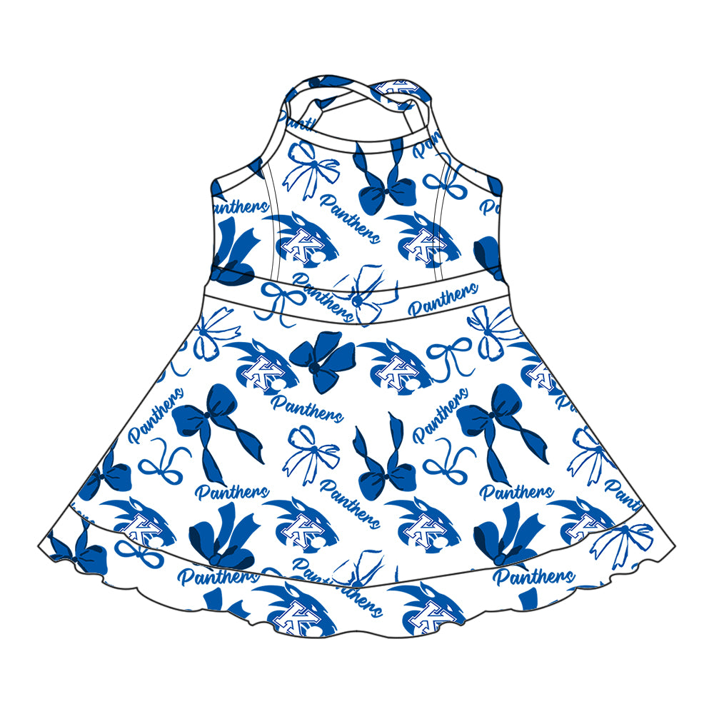 ( Moq 5 each style ) Baby Boy Girl K Team Cheer Sibling Shirt Bows Jumpsuit Dress Set 7.30