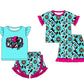 Baby Girl Short Sleeves Western Howdy Aztec Sibling Set ( Moq 5 Each Style ) 3.6