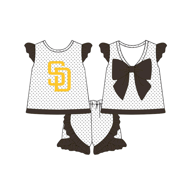 ( Moq 5 Each Style ) Baby Boys Girls Kids Sibling Shirts Team Sets Baseball Clothing