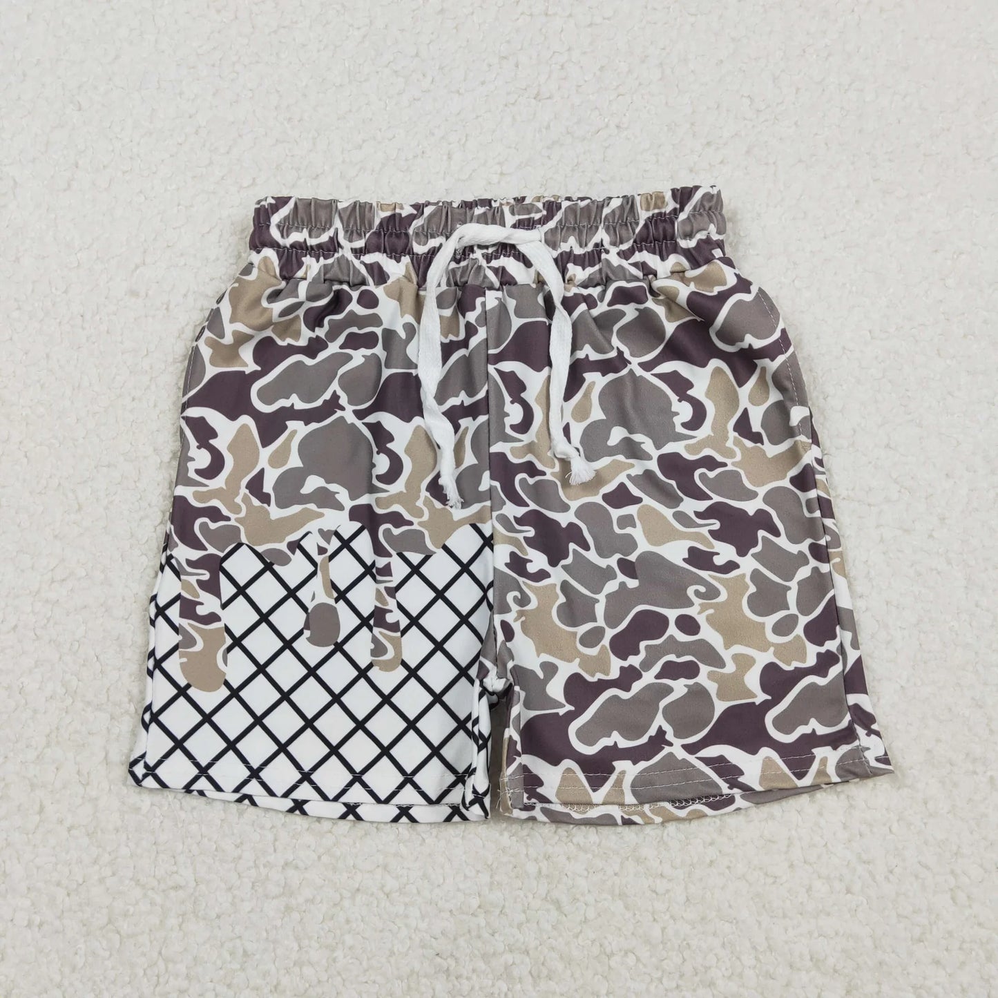 Sibling Baby Boys Toddler Southern Camo Drip Pockets Shorts Summer Bottoms RTS