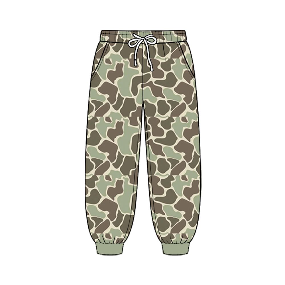 ( Moq 5 ) Baby Boys Kids Pockets Jogger Pants Bottoms Camo Clothes