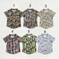 Sibling Baby Boys Short Sleeves Camo Print Buttons Shirts Tops RTS