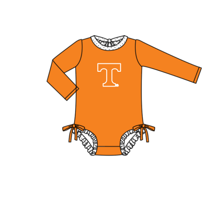 ( Moq 5 Each Style ) Baby Boys Girls Kids Team Sibling Orange Jumpsuits Sets Swimsuits