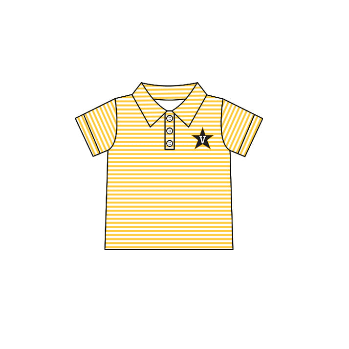 ( Moq 5 each style ) Baby Boy Girl Short Sleeves Team V Sibling Dress Shirt Set 5.5