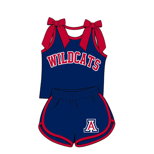 ( Moq 5 ) Sibling Baby Girls Kids Sleeveless Bows Shirt Shorts Team Set Clothes