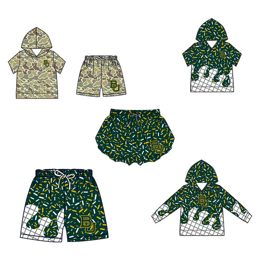 ( Moq 5 Each Style ) Baby Boys Girls Toddler Sibling Shorts Shirts Set Team Drip Sprinkles Clothes