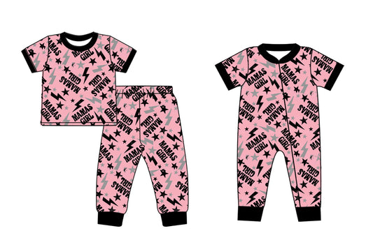 Baby Kids Short Sleeves Mama's Girl Sibling Romper Clothes Set ( Moq 5 Each Design )12.3