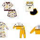 ( Moq 5 Each Style ) Sibling Baby Girls Kids Bows Team Shirt Sets Clothes