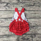 No Moq Pre-order SR0745 Baby Girl Crawfish Ruffle One Piece Romper