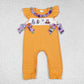 Baby Boy Girl Short Sleeves Halloween Dogs Sibling Romper Set