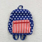 BA0053 July 4th Baby Kids Star Striped Bag Backpack