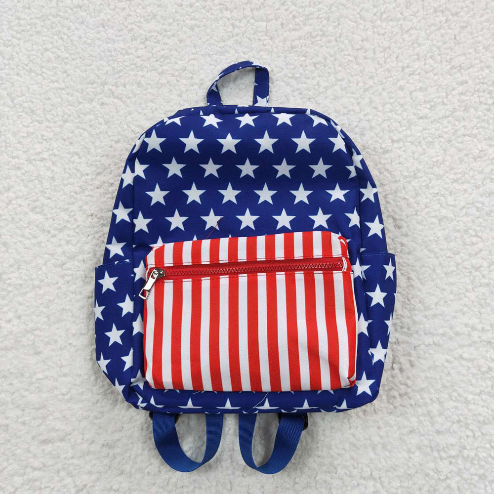 BA0053 July 4th Baby Kids Star Striped Bag Backpack