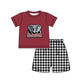 ( Moq 5 Each Style ) Baby Boys Girls Kids Elephant Plaid Team Sibling Rompers Dress Sets