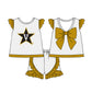 ( Moq 5 each style ) Baby Boy Girl Short Sleeves Team V Sibling Dress Shirt Set 5.5