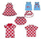 ( Moq 5 Each Style ) Baby Boys Girls Toddler Bows Team Sibling Shorts Dress Shirt Set Summer Clothes