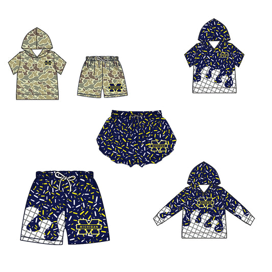 ( Moq 5 Each Style ) Baby Boys Girls Toddler Sibling Shorts Shirts Set Team Drip Sprinkles Clothes