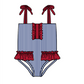 ( Moq 5 Each Style ) Baby Boys Girls Kids Team Sibling Jumpsuits Sets Swimsuits Navy Clothes